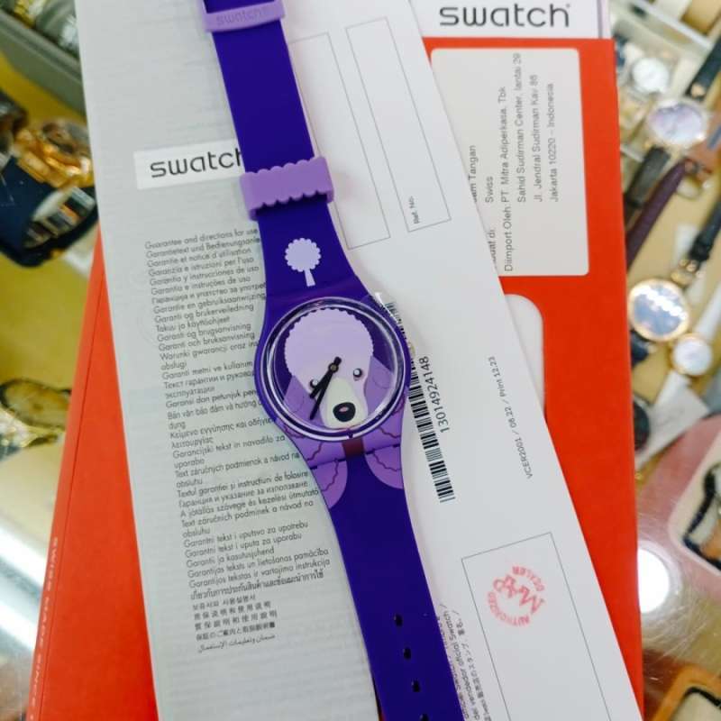 アナログ腕時計 SWATCH I LOVE YOUR FOLK PURPLE POODLE Urethane Watch GV133 PURPLE POODLE - GV133 - Swatch® Official Store