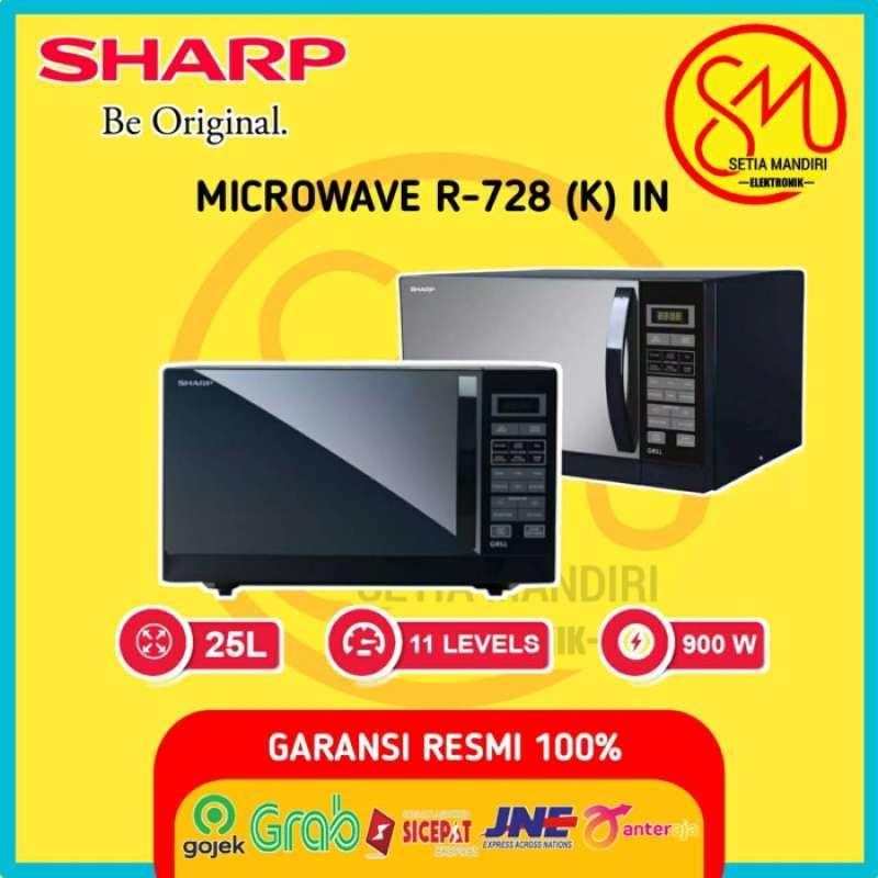 Promo Sharp Microwave Oven Grill R728win Kapasitas 25 L Auto Defriost