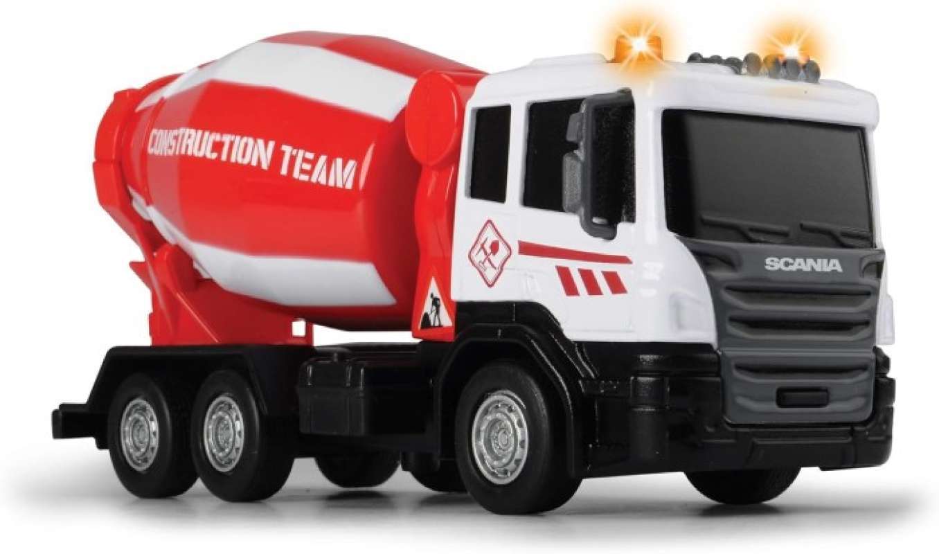 Dickie City Builder Set Veicoli - Betoniera E Carro Attrezzi Con Luci E Suoni - 3 Modelli Assortiti