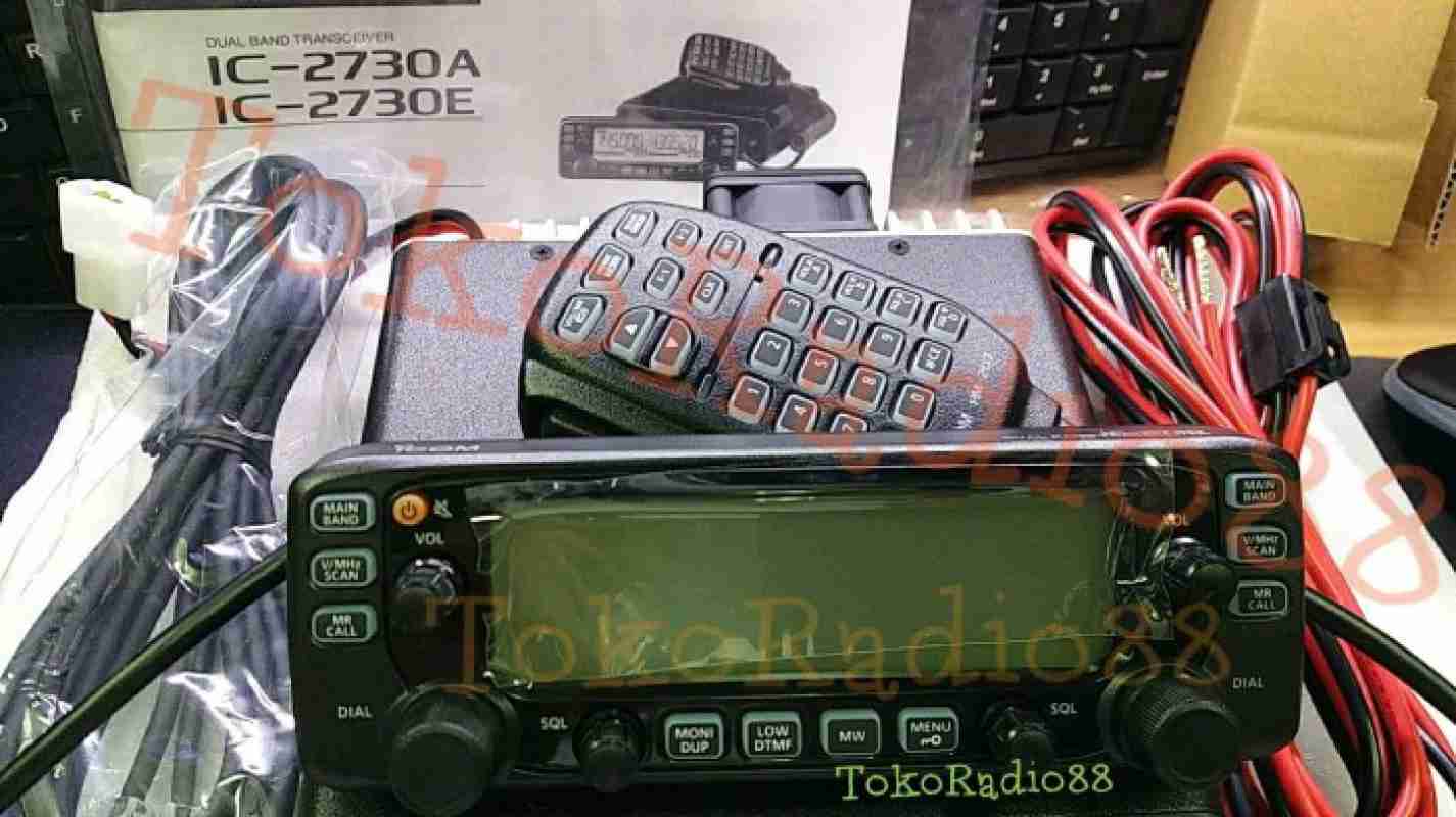 Icom Ic 2730 Rails Promo Icom Ic-2730 Rig Dual Bandnew Made In Japan Sale Diskon 2% Di ...