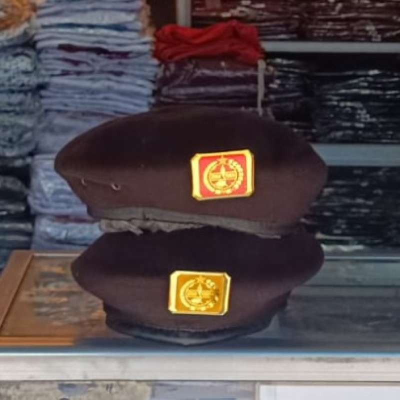 Jual Topi Baret Pramuka Laki-laki Penggalang & Penegak - Dgn Pin Kuning ...