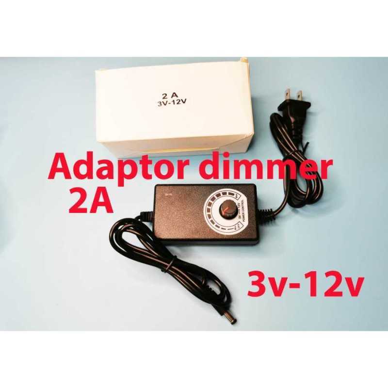 Promo Adaptor Dimmer 3v-12v Dc 2a - Adaptor Multi Output 3v Sd 12v ...
