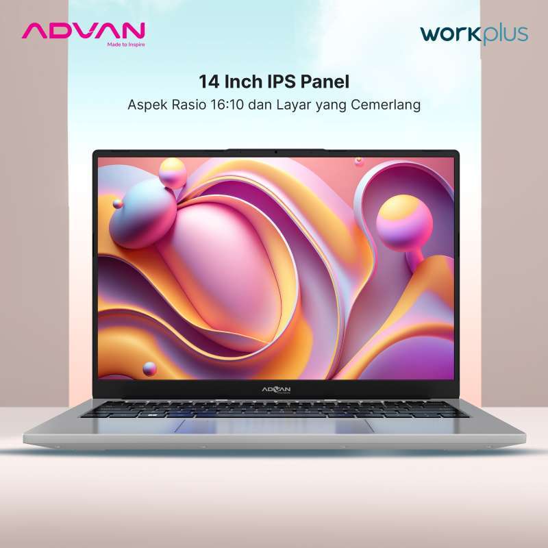 Promo Advan Laptop Workplus Intel I5 12600h 14'' Fhd Ips 24gb 512gb Win ...