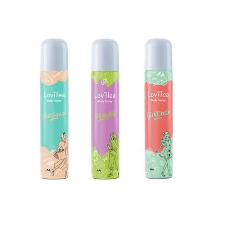 Promo Lovillea Body Spray 100ml Body Mist Parfume Minyak Wangi