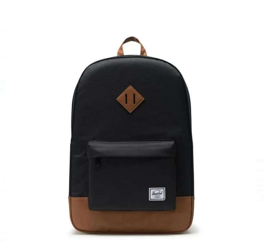 Herschel Heritage Backpack 21L Tas Ransel Black/Brown