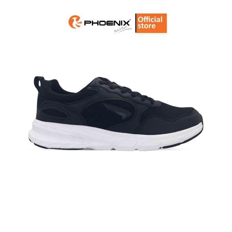 Phoenix Adhya Sepatu Running Pria Black