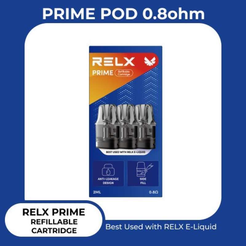 Jual Relx Prime Catridge 0.8 Ohm (garansi Resmi Id) Di Seller Podstarsid -  Vapestore Hyper - Kota Jakarta Barat | Blibli