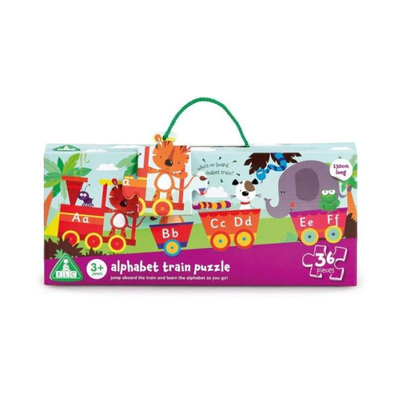 Promo Elc Puzzle Train Alphabet Number Mainan Edukasi Huruf
