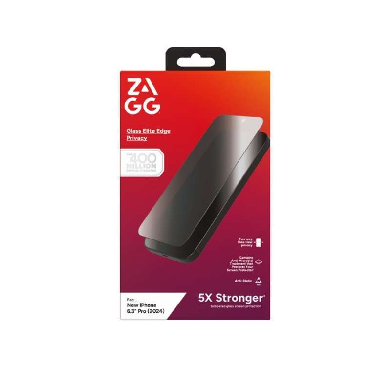 ZAGG Tempered Glass Elite Privacy iPhone 16 Pro Max 16 Pro Screen  Protector