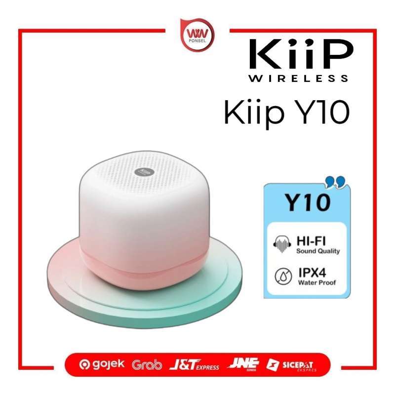 KiiP Wireless Y10 Mini Bluetooth Speaker with 20-Hour Playtime and IPX4 Sweat & Dust Resistance, Perfect for Music Lovers on the Go