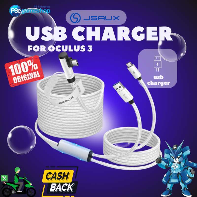 Jual Charger Oculus Oculus Meta Quest Jsaux USB Charger