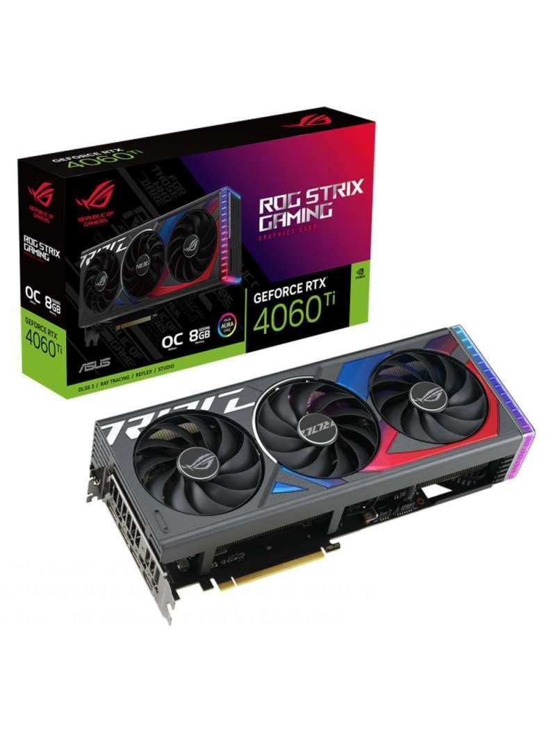 Jual VGA Asus Rog Strix Geforce Rtx 4060 Ti 8gb Gddr6 Oc Edition