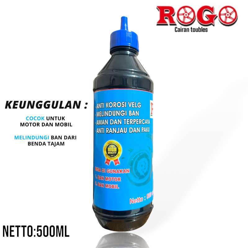 Promo Cairan Anti Bocor Ban Tubeless Rogo 500ml Untuk Ban Sepeda