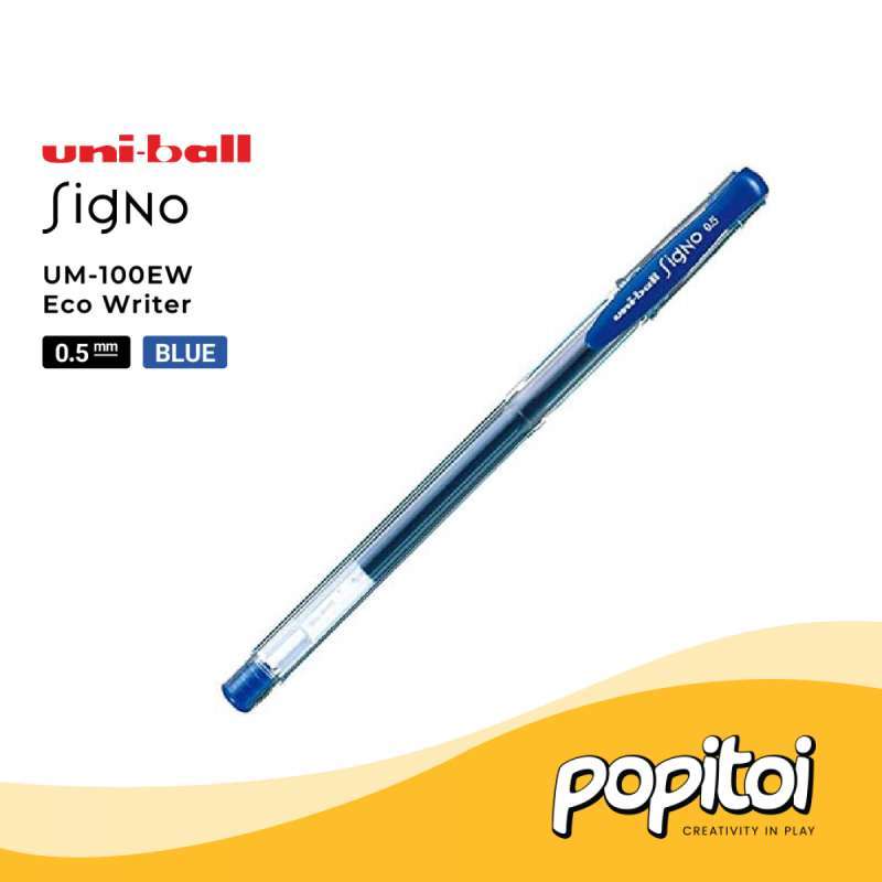 Jual Uniball Signo Um-100ew Eco Writer Gel Pen Mm Pulpen Warna