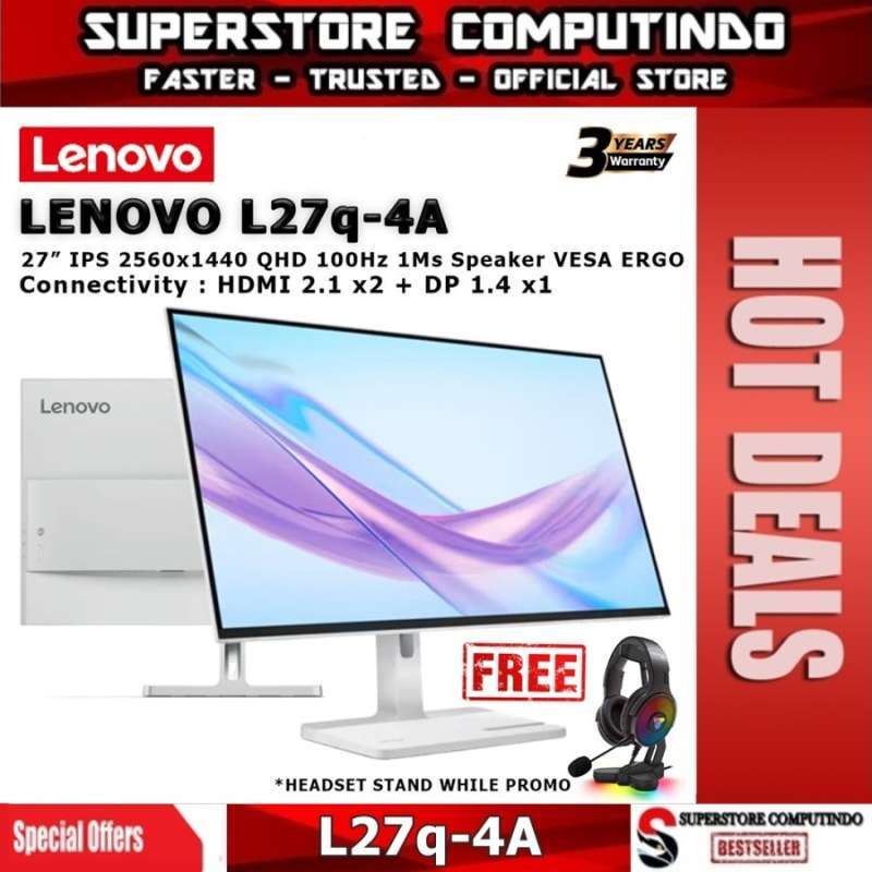 Monitor LED LENOVO L27q-4A 27