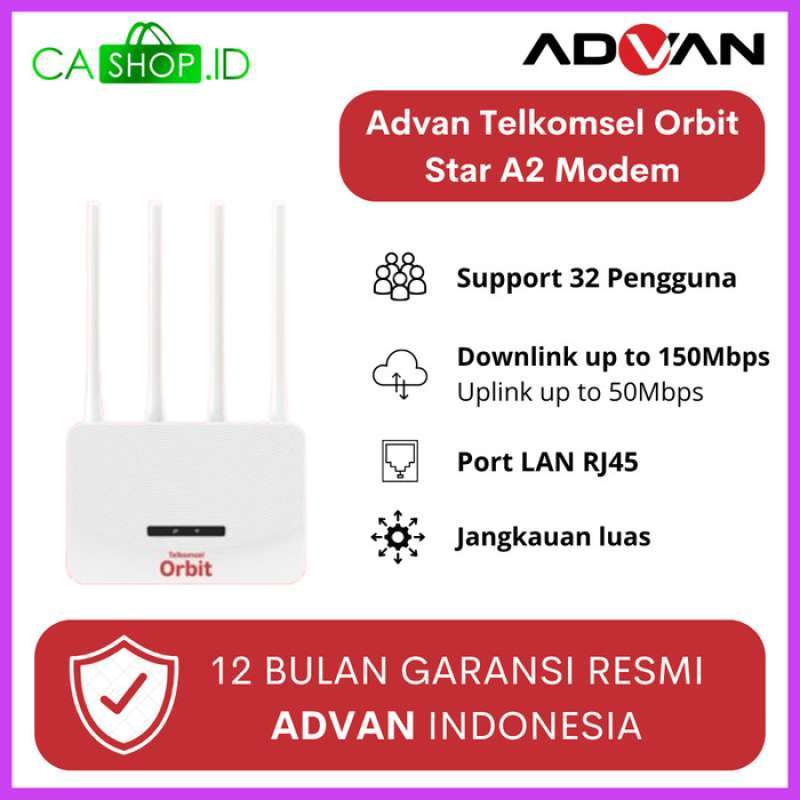 Jual Advan Orbit Star A2 Telkomsel Home Modem Router Wifi 4g Lte New ...