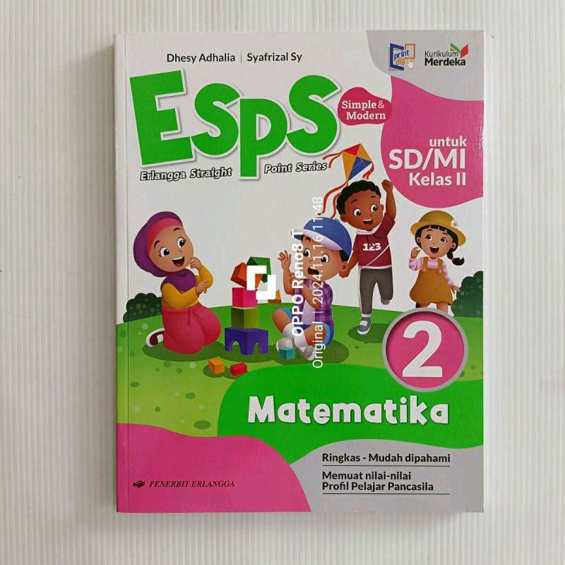 Jual Buku Paket Kelas 2 SD Kurikulum Merdeka Erlangga Original Di ...