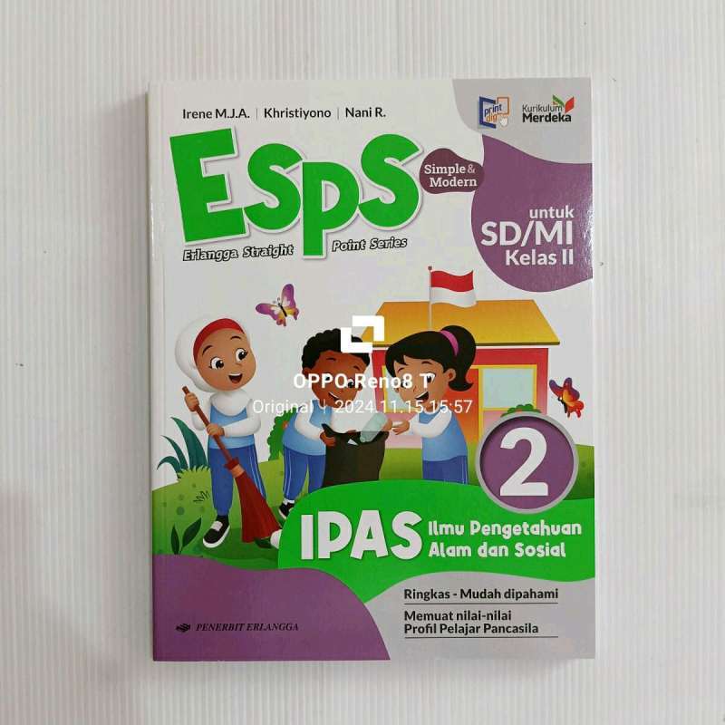 Jual Buku Paket Kelas 2 SD Kurikulum Merdeka Erlangga Original Di ...