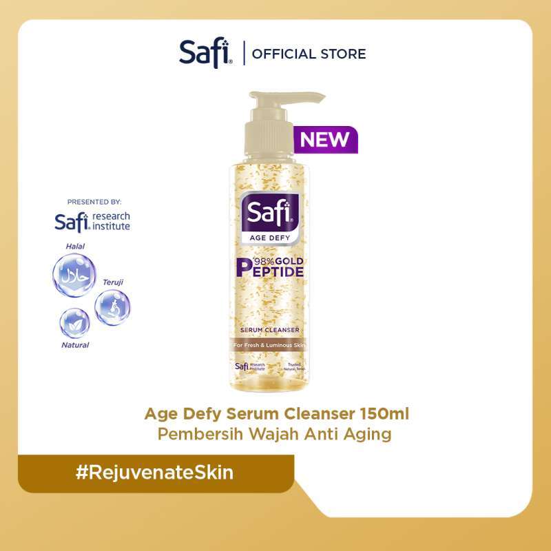 Promo New! Safi Age Defy Serum Cleanser 150ml - Pembersih Wajah Anti ...