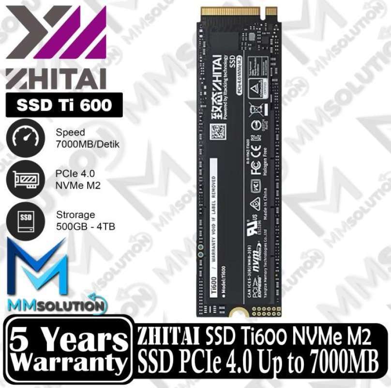 ZHITAI Ti600 SSD NVMe 500GB 1TB 2TB 4TB M2 Solid State Drive SSD  Laptop SSD Notebook 1TB
