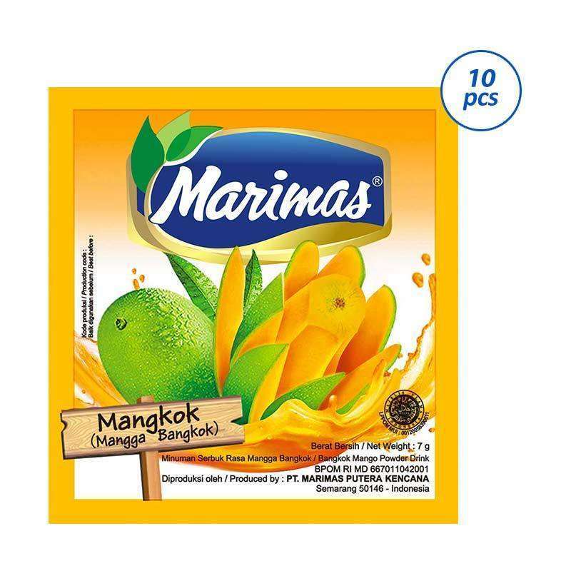 Promo Marimas Minuman Serbuk Rasa Mangga Bangkok [7g X 10 Pcs] Diskon ...