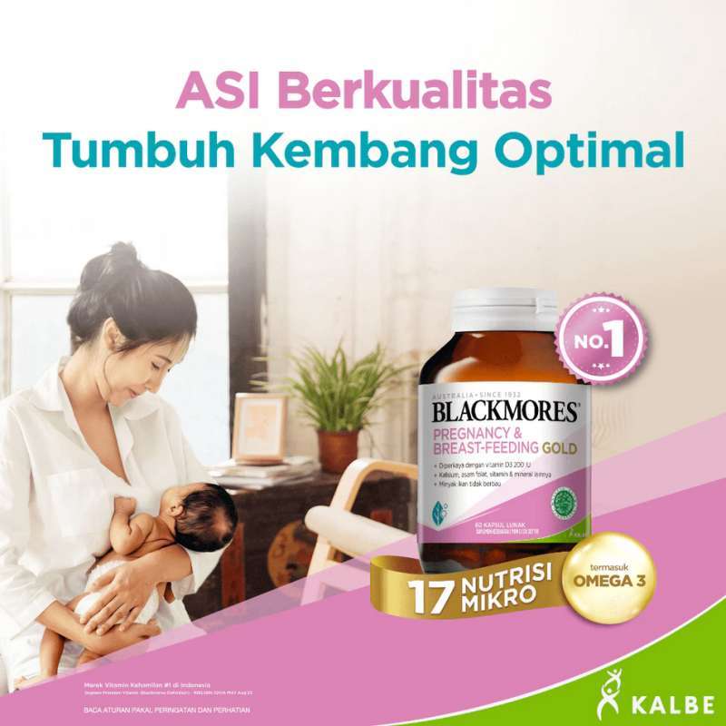 Jual Blackmores Pregnancy And Breastfeeding Gold Bpom Kalbe - 20 Caps ...