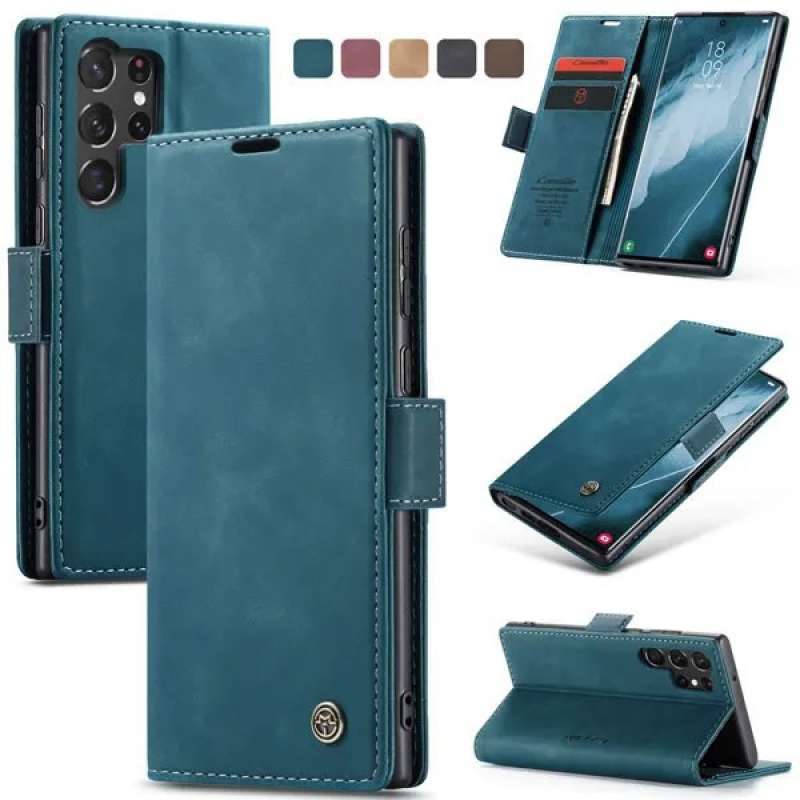 SAMSUNG S24 Ultra Flip Wallet Leather Case Cover Sarung Dompet CASEME flip  cover