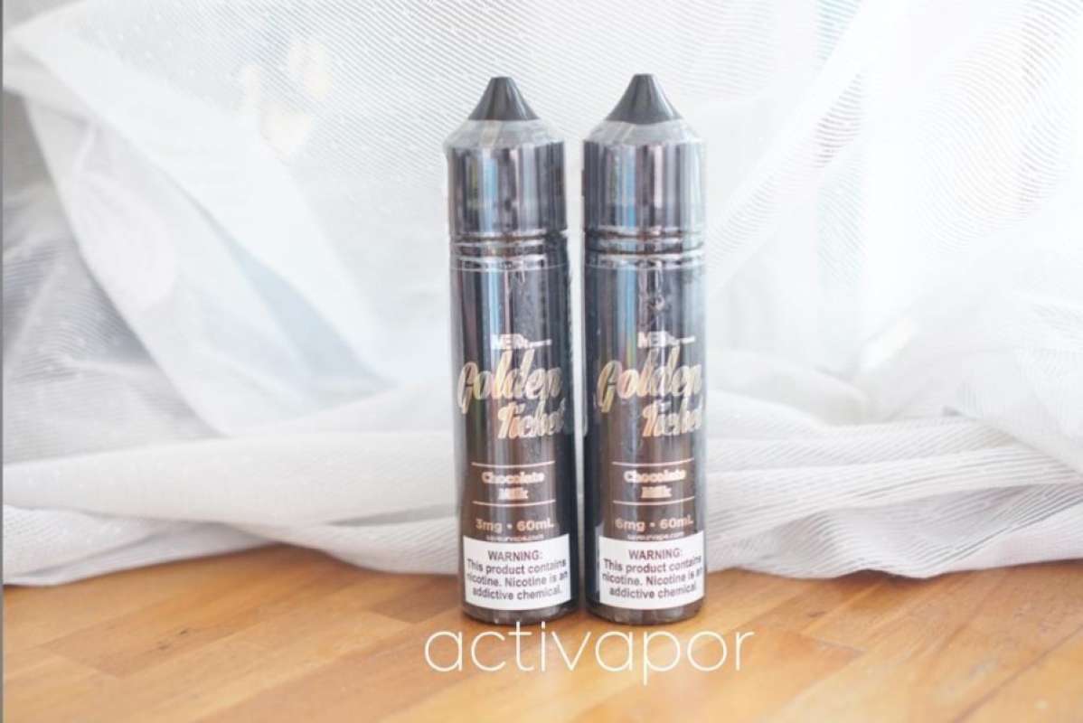Jual Golden Ticket 3mg 6mg 60ml Liquid Vape Usa Chocolate Milk Coklat Milks  Di Seller Activapor - Kalideres, Kota Jakarta Barat