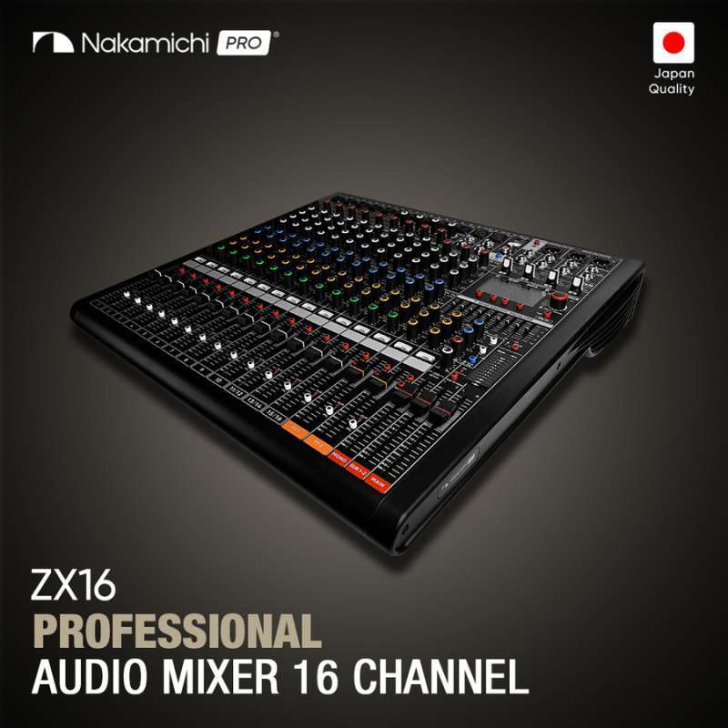 Jual Nakamichi Zx16 / Zx 16 / Zx-16 Professional Audio Mixer 16