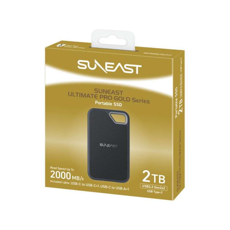 SUN EAST ULTIMATE PRO GOLD 2TB ポータブルSSD 楽天市場】【正規代理店】SSD 1TB 2TB 外付け SSD ポータブル