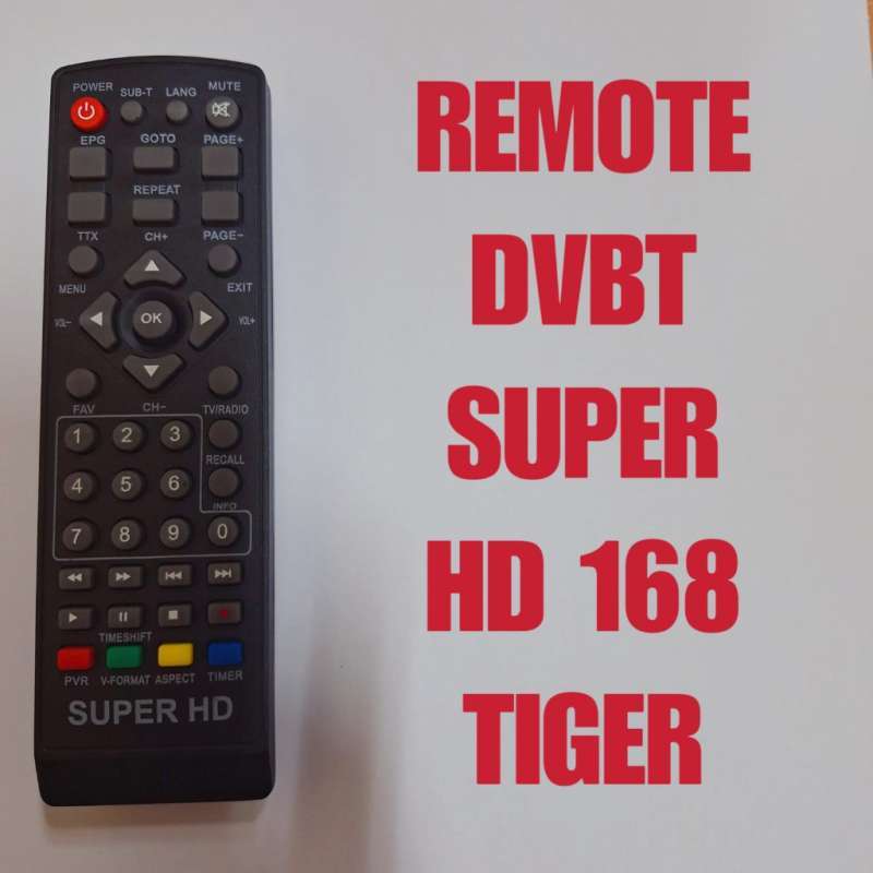 Promo Remote Dvbt Super Hd 168 Tiger Diskon 40% Di Seller Bintang ...