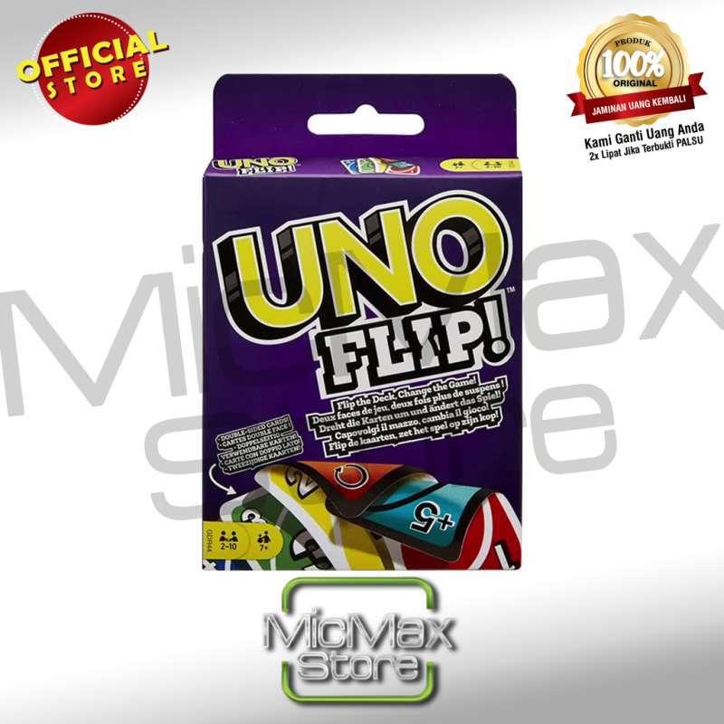 MATTEL UNO Flip Side Card Game Original GDR44