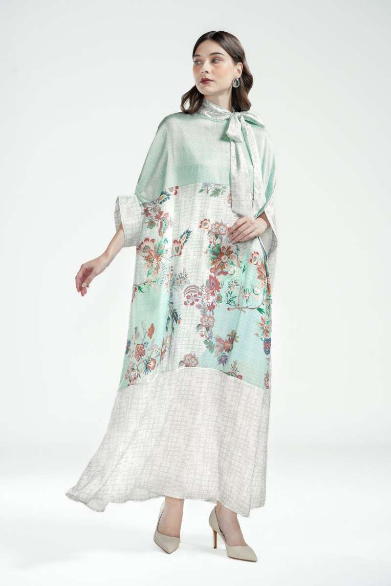 Moon Glow Dot Pleated Dress mint S herlipto Moon Glow Dot Pleated