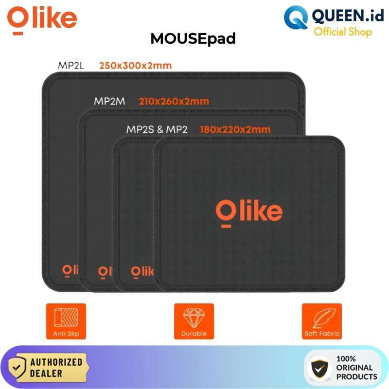 Promo Olike Mouse Pad Mp2 Anti Slip Classic Gaming Mp2s Mp2m Mp2l ...