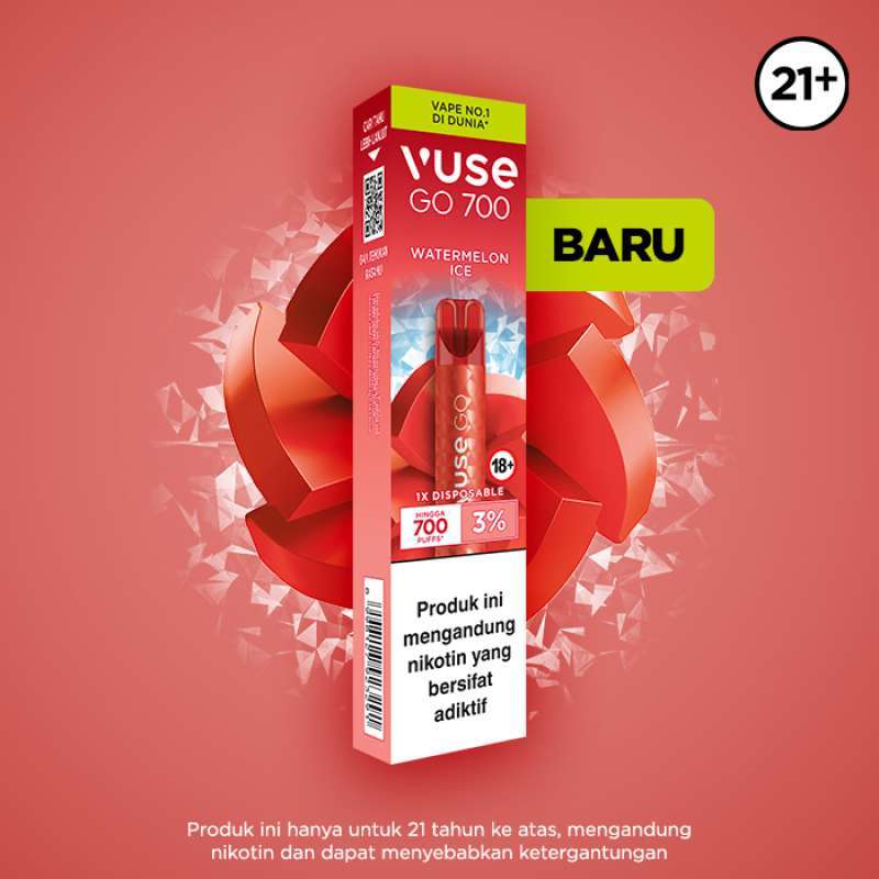 Jual Vape Vuse Go 700 Disposable Pod Rasa Watermelon Ice 3% Semangka Di  Seller Cvsuksesabadi - Manukan Kulon, Kota Surabaya