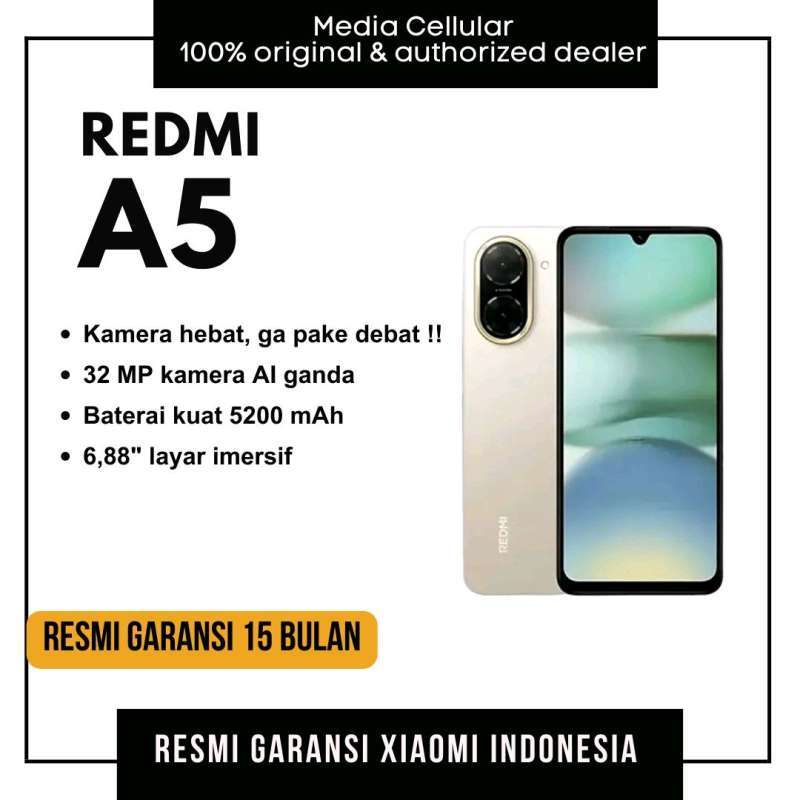 Jual Xiaomi Redmi 5a RAM 4/128 Resmi Garansi Xiaomi Indonesia Di