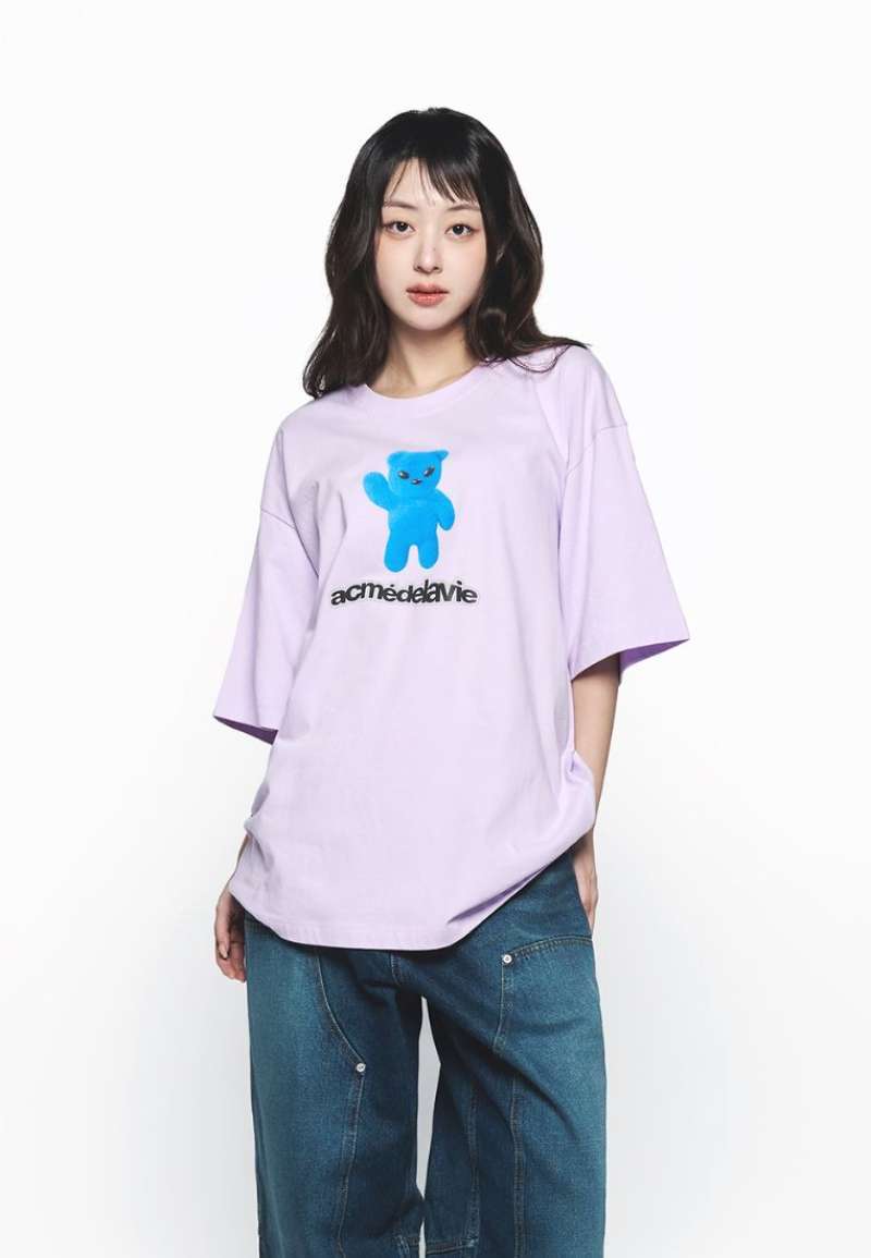ADLV ♥ ALIEN BEAR SHORT SLEEVE T-SHIRT /追跡付 ADLV] ALIEN BEAR SHORT SLEEVE T-SHIRT /追跡付