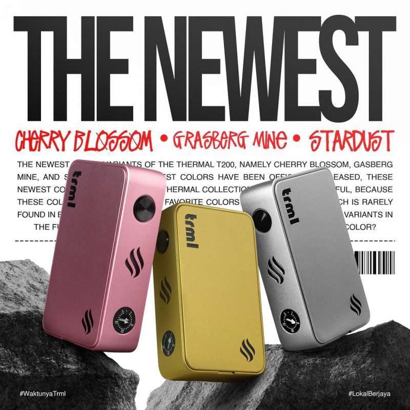 Mod Only Jual Trml T200 | Box | Mod Only - - Scarlet Pink Di Seller Vape Spark ...
