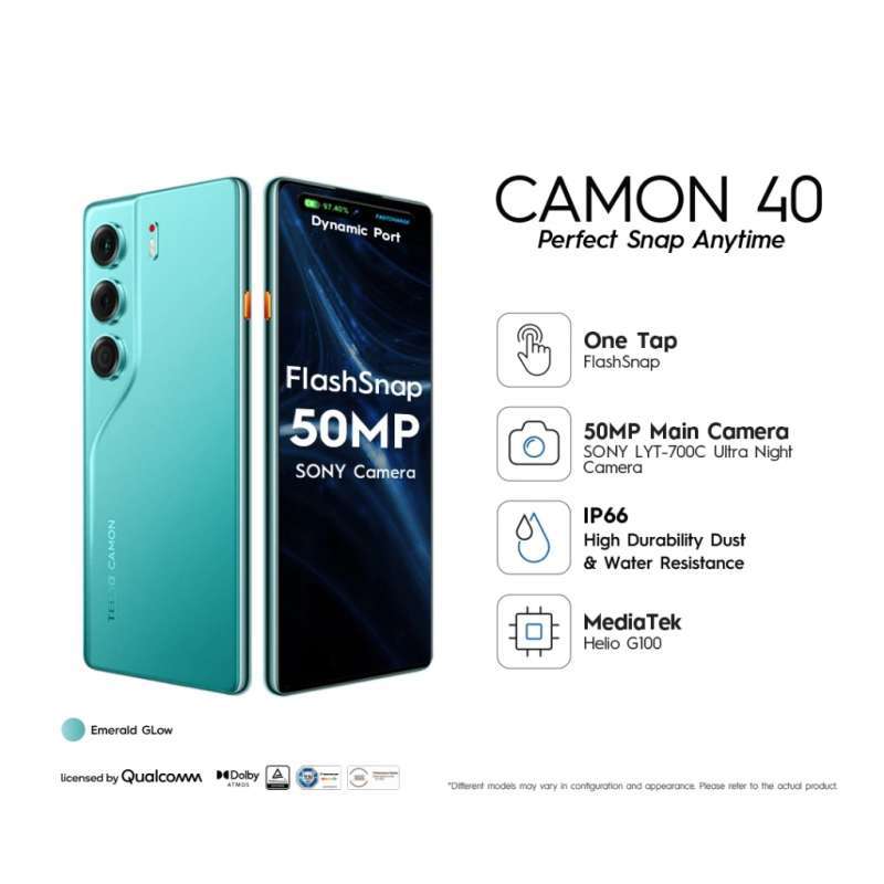 Promo Tecno Camon 40 RAM {8gb/128gb} 50mp Sony 8mp Ultra Wide