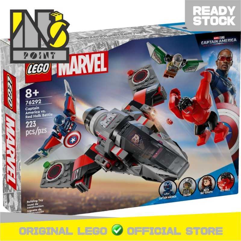 LEGO 76292 Super Heroes Captain America Red Hulk Battle