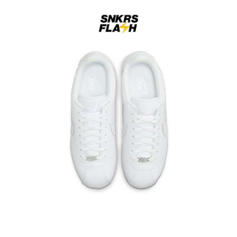 Sepatu Sneakers Unisex NIKE CORTEZ 23 PREMIUM TRIPLE WHITE FB6877100