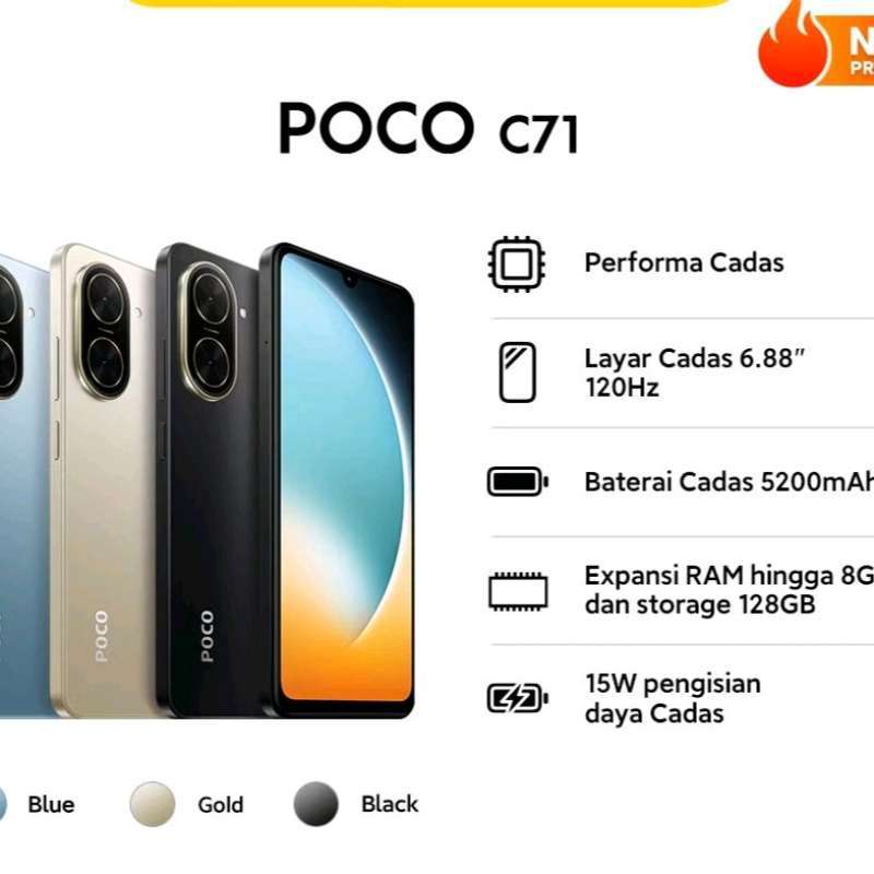 Jual Poco C71 4/128 Garansi Resmi Di Seller Galeri-hp - Serdang 
