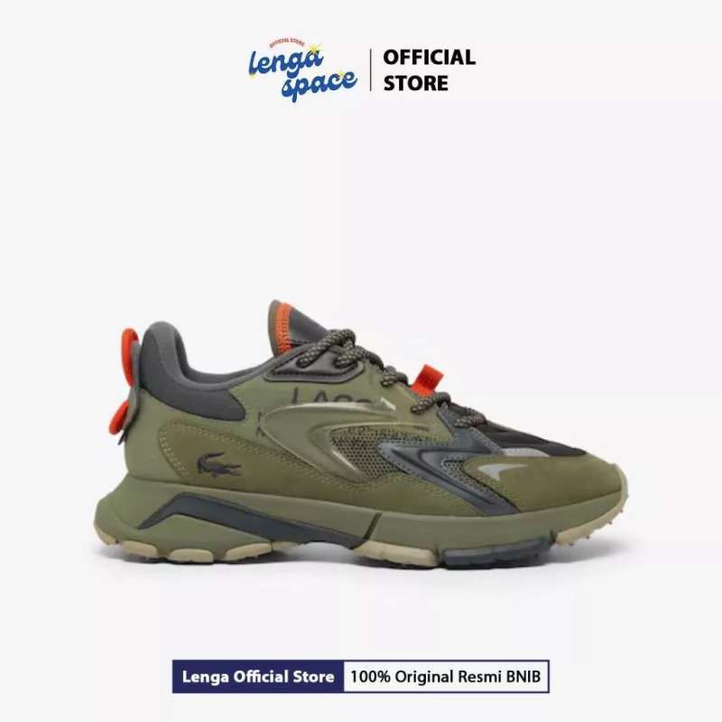 Sepatu Snekaers Pria Lacoste L003 Neo Tech Trainers Green (48SMA00625E4)  ORIGINAL