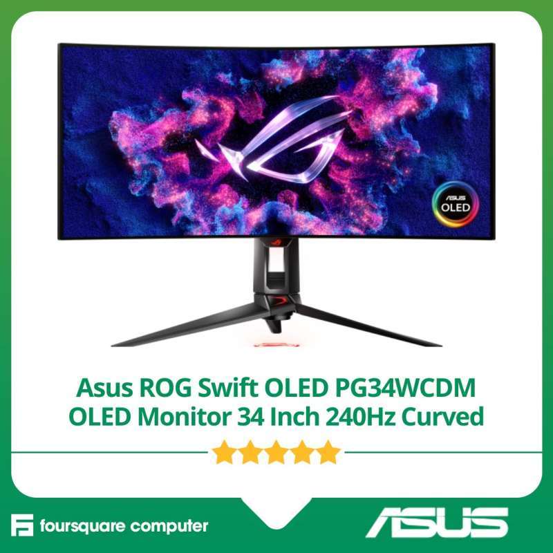 Jual Asus Rog Swift Oled Pg34wcdm Oled Monitor 34 Inch 240hz