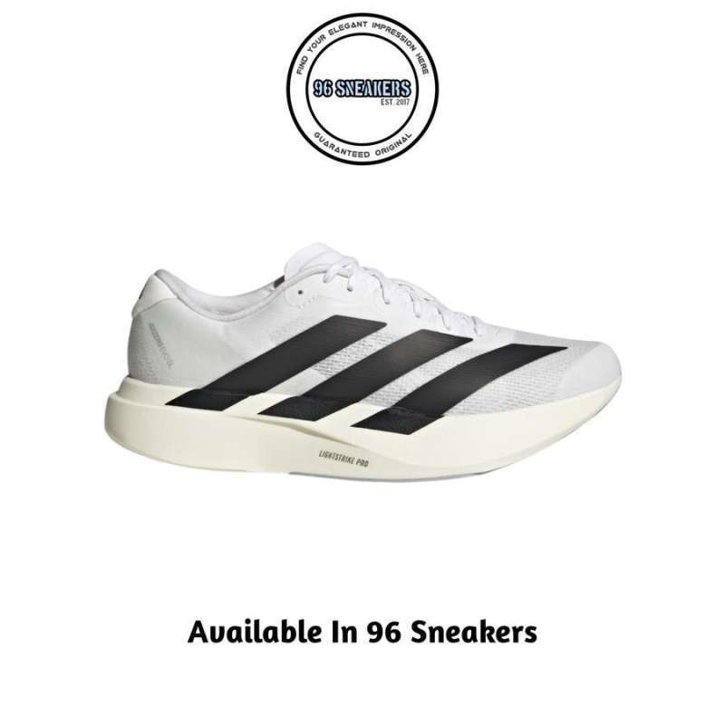 Sepatu Lari Wanita Adidas Adizero EVO SL White Black (JH6208) ORIGINAL