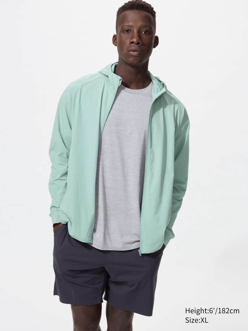 Uniqlo Dry Ex Zip Hoodie Uniqlo DRY-EX UV Protection Full-Zip