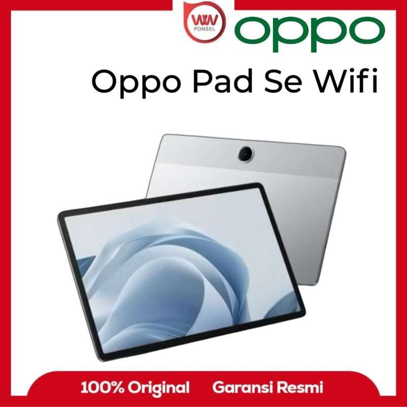 Oppo Pad Se Tablet dengan RAM 4GB dan Internal 128GB, LCD 11 serta Fast Charging 33W. Cocok untuk Hiburan dan Video Call, Plus Garansi Resmi 1 Tahun
