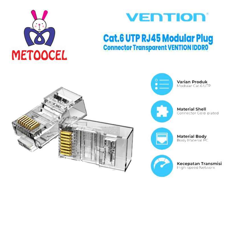 Vention Store Module Jual Vention Iddr0 Cat 6 Utp Konektor Rj45 100pcs Modular Plug ...
