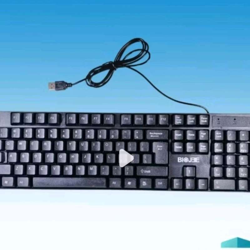 Jual Sku-1356 Keyboard Dan Mouse Biojee T18 Vombo 104:tombol Rrgonomis ...