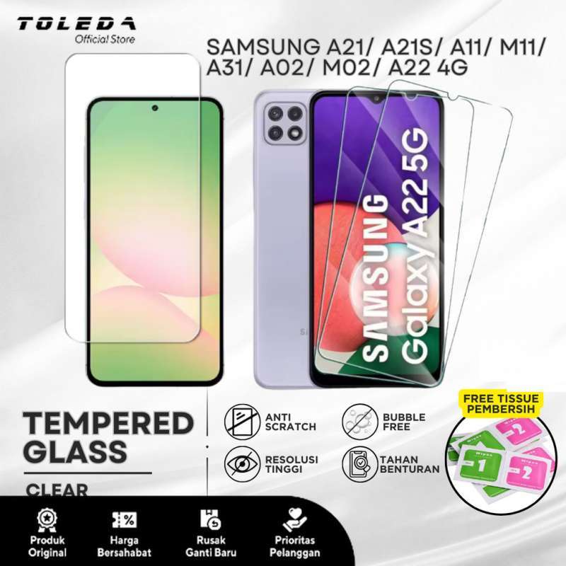 Tempered Glass Samsung A21s Photo Quality Tempered Glass Bening